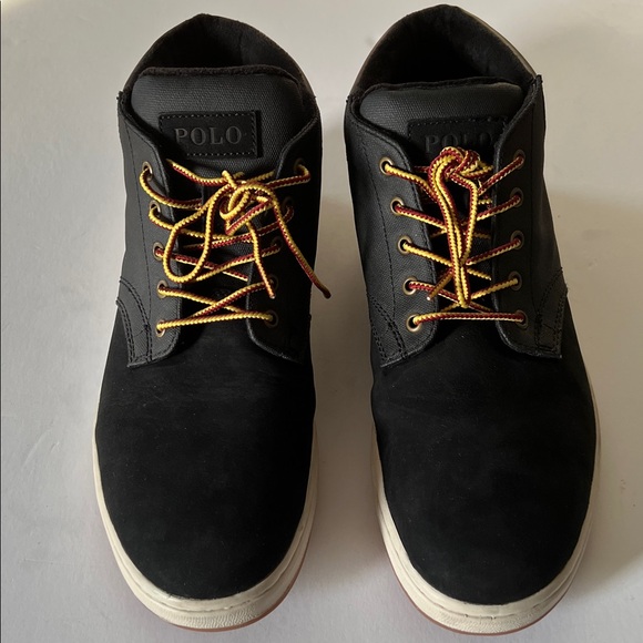 Polo Ralph Lauren Other - POLO Ralph Lauren Black Sneakers Men’s Sz 10.5
